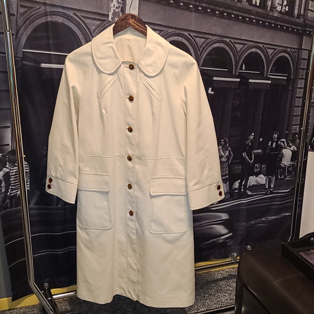 Women's Cream Trench Coat